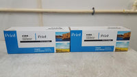 NEW Lot of 2 Print 436A 36A Black Toner Cartridge for LaserJet P1505 M1120 1522