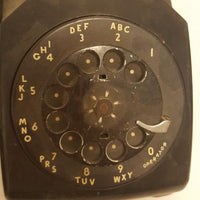 Western Electric Bell System Black Rotary Telephone Vintage Phone