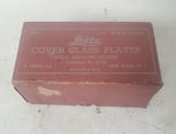 Vintage 100 Leitz 15196 2x2 In Cover Glass Plates with Ground Edges
