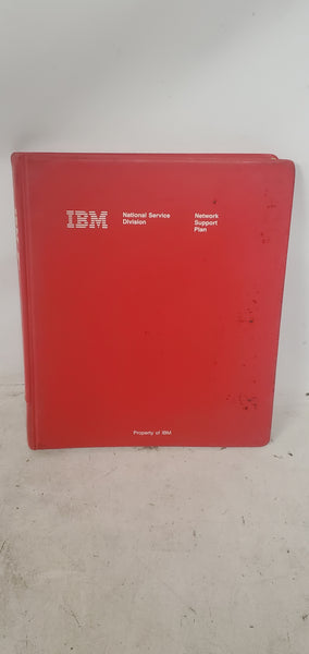 Vintage IBM Network Support Plan Sears Field Manager Folder 1986