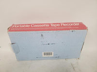 Radio Shack 14-1151 Portable Cassette Tape Recorder Halt & Catch Fire Prop + Box