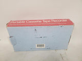 Radio Shack 14-1151 Portable Cassette Tape Recorder Halt & Catch Fire Prop + Box