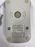 CLIX es Jx Vintage Computer Mouse 3-Button 9-Pin Serial Grey/White Wired