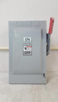Siemens HF362 Heavy Duty Safety Switch 60A 6000VAC 6000VDC w/ FLSR 60 ID Fuses