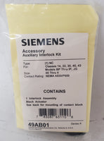Siemens 49AB01 Accessory Auxilary Interlock Kit