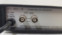 Adrienne Electronics Corporation AEC-BOX-18 Standalone LTC/VITC Generator