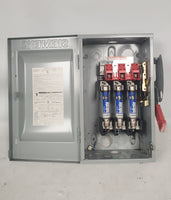 Siemens HF362 Heavy Duty Safety Switch 60A 6000VAC 6000VDC w/ FLSR 60 ID Fuses