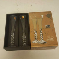 NEW Cristal d'Arques Millenium Year 2000 Champagne Glasses
