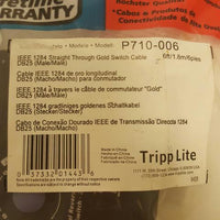 NEW Tripp Lite P710-006 Parallel Printer Gold Switch 6ft. Cable