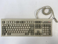 Packard Bell 5139 FCCID E5XKBM111 Vintage Beige PS2 Mechanical Computer Keyboard