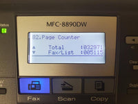 Brother MFC-8890DW Monochrome Laser Printer Copier Fax Machine Page Count: 32971