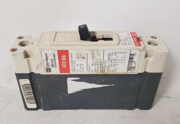 Cutler-Hammer HFD65K 20A Industrial Circuit Breaker 1 Pole
