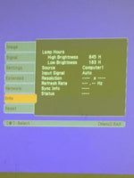 EPSON Powerlite 822+ EMP-822H LCD Multimedia Video Projector Lamp Hours 1028