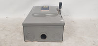 Square D D-323N Safety Switch J-353640 Enclosure w/ 2 Fuses