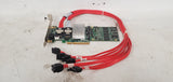 Supermicro AOC-SAS2LP-H8IR REV 1.10 Raid Controller Card + Cables