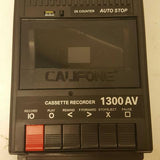 Califone 1300AV Cassette Recorder, Tested Works
