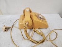 Vintage ITT 50046 LR 30M 176 Corded Rotary Wheel Phone Beige