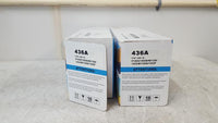 NEW Lot of 2 Print 436A 36A Black Toner Cartridge for LaserJet P1505 M1120 1522