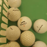 Lot Of 9 Assorted Brand Practice Golf balls