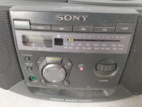 Sony CFD-V25 Mega Bass Port Boombox CD Cassette Player FM/AM Radio