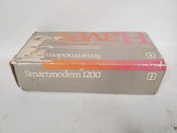 Vintagte Hayes Smartmodem 1200 Box Only + Manual Halt & Catch Fire Prop HACF