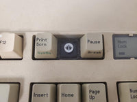 Vintage Dell 3B-09-88-C CIG8AVE03417 Mechanical AT Computer Keyboard Missing Key