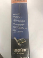 Linksys LNE100TX10/100 EtherFast PCI Adapter Ethernet Card Desktop Computer