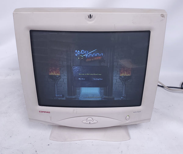 Vintage Gaming Compaq Presario MV720 341268105 16" CRT VGA Computer Monitor 1999