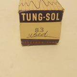 Used Tung-Sol 83 Hanging Filament Tube with Box