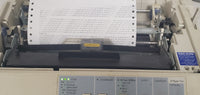 Vintage Epson LQ-570e Dot Matrix Printer Missing Covers