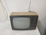 Retro Sanyo 21T63 12" CRT Portable Broadcast TV Television Monitor Cut Cord 1976