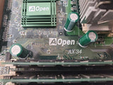 AOpen AX34 00809 Computer Main Board Motherboard