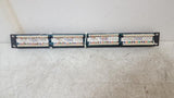 Leviton Gigamax Universal Cat5e 19" 24 Port Patch Panel