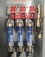 Siemens HF362 Heavy Duty Safety Switch 60A 6000VAC 6000VDC w/ FLSR 60 ID Fuses