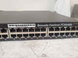 Brocade Communications FastIron FCX648S 48 Port Network Switch