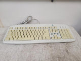 Vintage Logitech Y-SG13 867091-1100 PS/2 Corded Deluxe Access Computer Keyboard