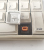 Vintage Apple 658-4081 IIGS Bus Keyboard Orange Switches
